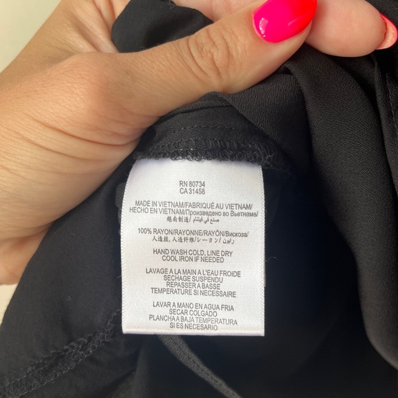 BCBGeneration Black Cocktail Dress Size M | Off-the-Shoulder Ruffles + Pockets! - Picture 6 of 8